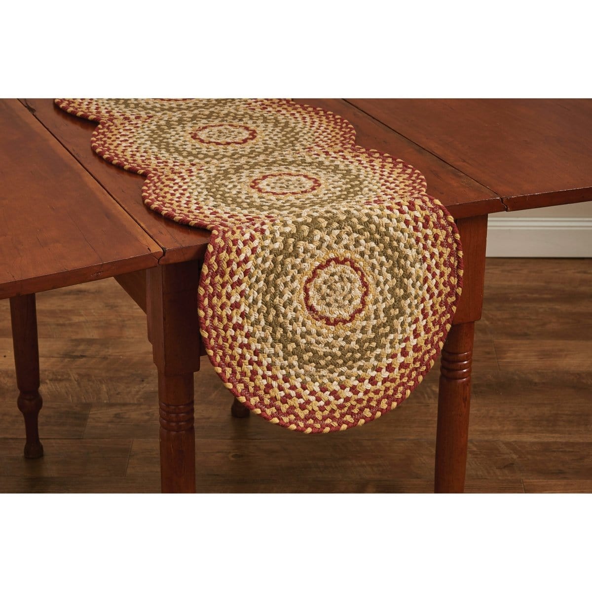 Park Designs Mill Village Braided Table Runner 34" Long