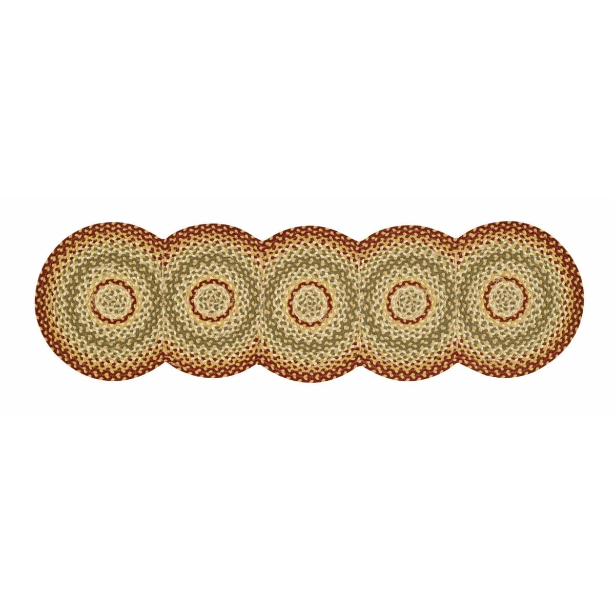 Park Designs Mill Village Braided Table Runner 54" Long