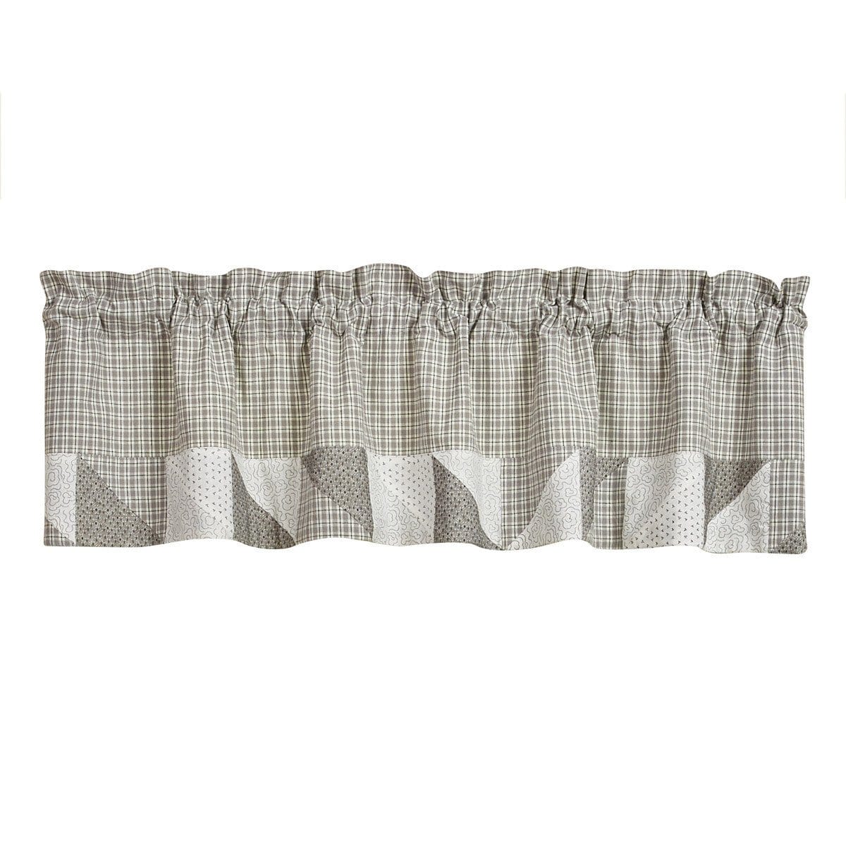 Millstone Patchwork Valance Lined-Park Designs-The Village Merchant