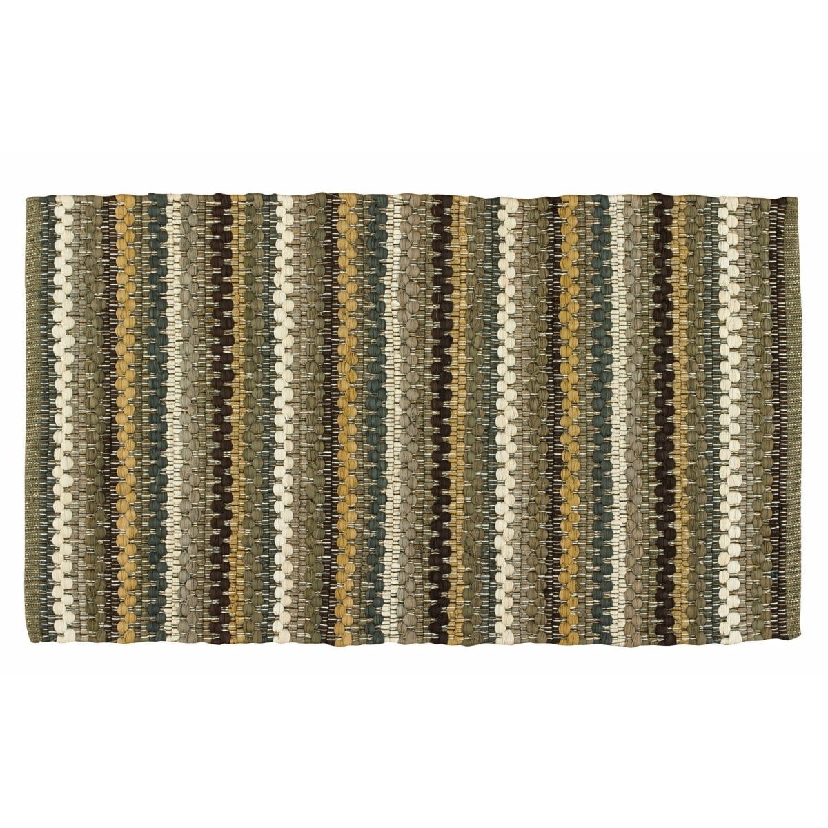 Mineral Stripe Rag Rug 24" x 38" Rectangle-Park Designs-The Village Merchant