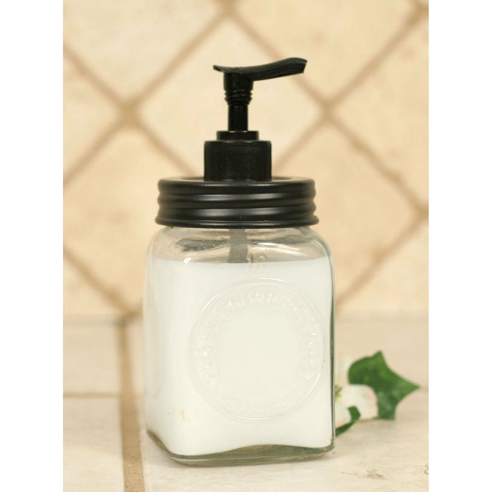 Mini Dazey Butter Churn Glass Jar Soap / Lotion Dispenser-CTW Home-The Village Merchant