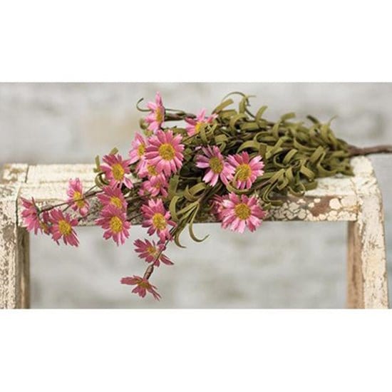 Mini Mountain Daisy Pink Bush 18" High-Craft Wholesalers-The Village Merchant