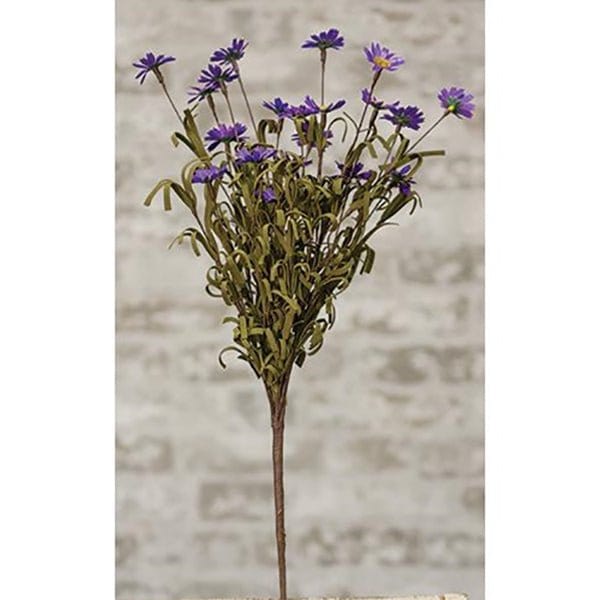 Mini Mountain Daisy Purple Bush 18" High-Craft Wholesalers-The Village Merchant