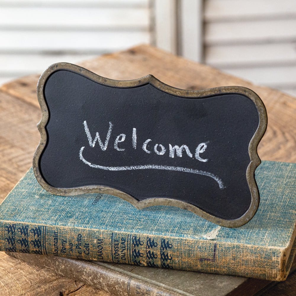 Mini Tabletop Sign ChalkBoard Horizontal-CTW Home-The Village Merchant