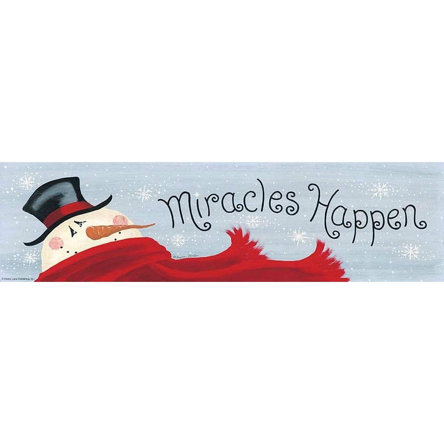Miracles Happen By Becca Barton Art Print - 8 X 30-Penny Lane Publishing-The Village Merchant