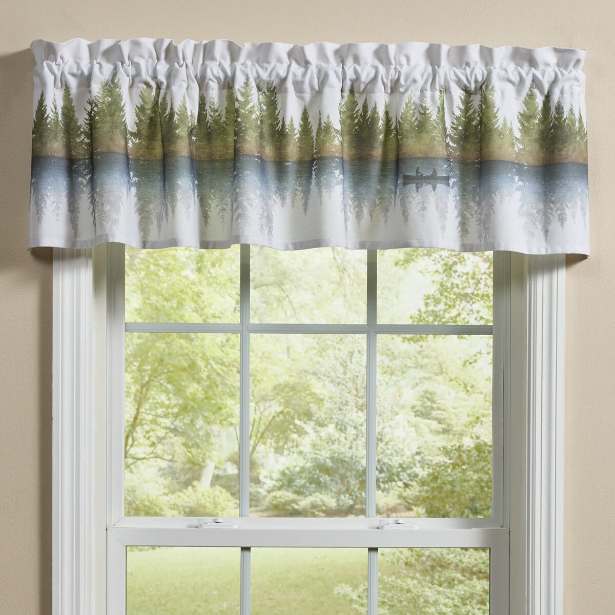 Park Designs Valances Mirror Lake Printed Valance Unlined