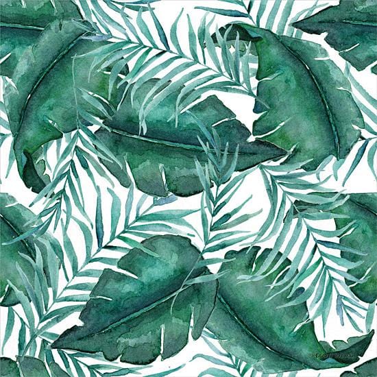 Monstea Leaves Pattern By Rachel Nieman Art Print - 12 X 12-Penny Lane Publishing-The Village Merchant