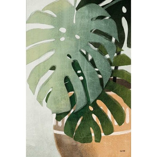Penny Lane Publishing Monstera Leaves By House Fenway Art Print - 12 X 16