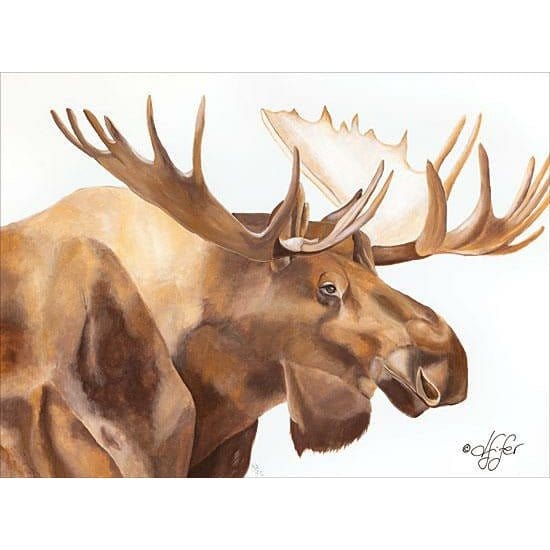 Penny Lane Publishing Moose Be Single By Diane Fifer Art Print - 12 X 16