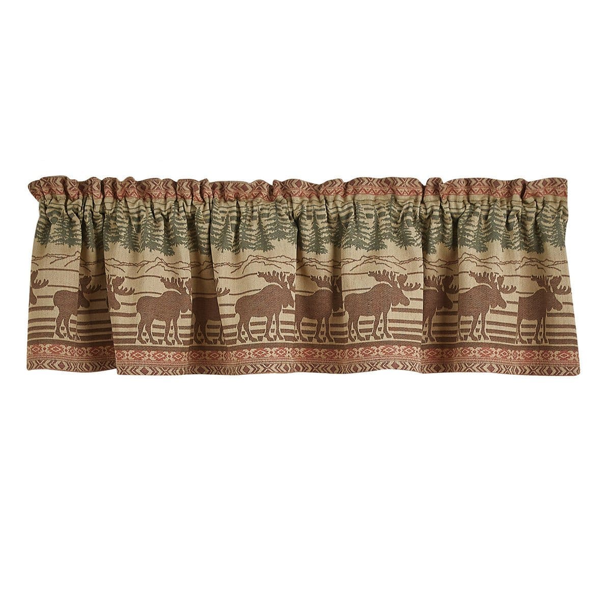 Moose Jacquard Valance Unlined-Park Designs-The Village Merchant