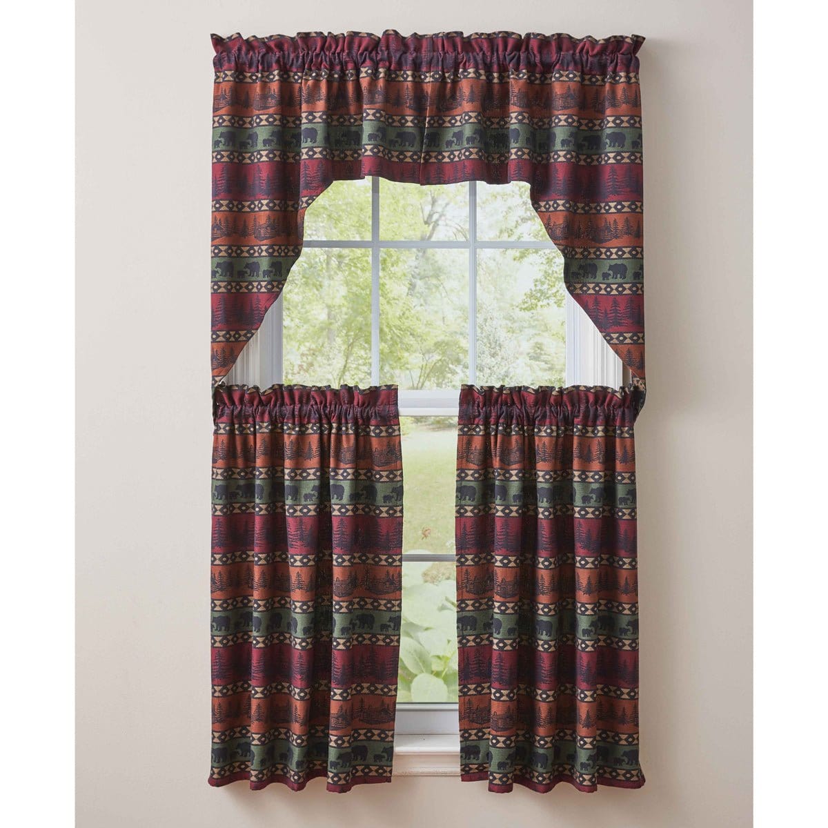 Mountain Bear Tier Pair 36&quot; Long Unlined-Park Designs-The Village Merchant