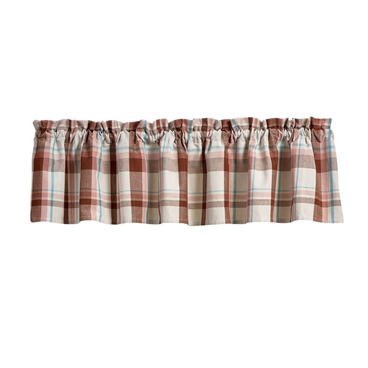 Mountbatten Plaid Valance Unlined-Park Designs-The Village Merchant