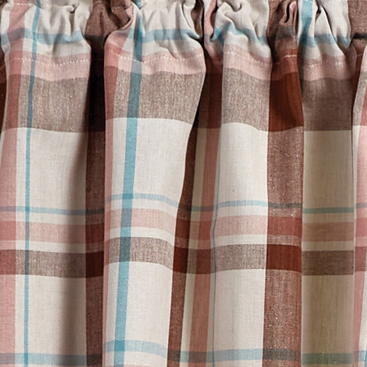 Mountbatten Plaid Valance Unlined-Park Designs-The Village Merchant