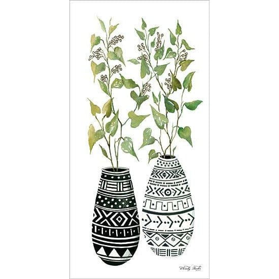 Mud Cloth Vase Iv By Cindy Jacobs Art Print - 12 X 24-Penny Lane Publishing-The Village Merchant