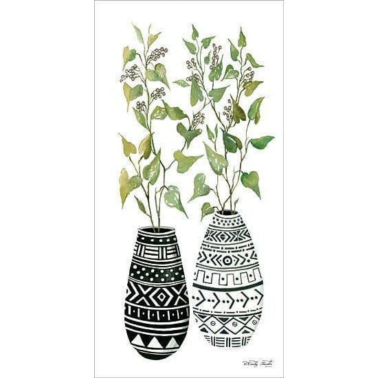 Penny Lane Publishing Mud Cloth Vase Iv By Cindy Jacobs Art Print - 12 X 24