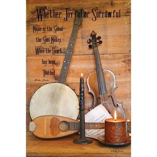 Music By Billy Jacobs Art Print - 12 X 18-Penny Lane Publishing-The Village Merchant