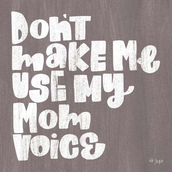 My Mom Voice By Jaxn Blvd Art Print - 12 X 12-Penny Lane Publishing-The Village Merchant