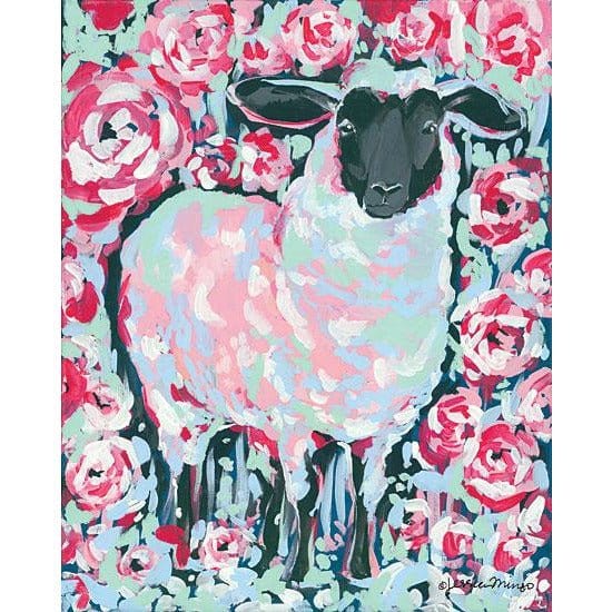 Penny Lane Publishing My Sheep Rose By Jessica Mango Art Print - 12 X 16