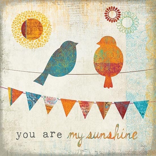 My Sunshine By Mollie B Right Art Print - 12 X 12-Penny Lane Publishing-The Village Merchant