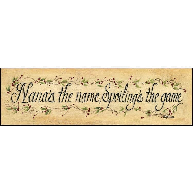 Nana&#39;s The Name By Gail Eads Art Print - 4 X 18-Penny Lane Publishing-The Village Merchant