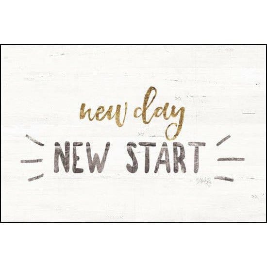 Penny Lane Publishing New Day, New Start By Marla Rae Art Print - 12 X 18