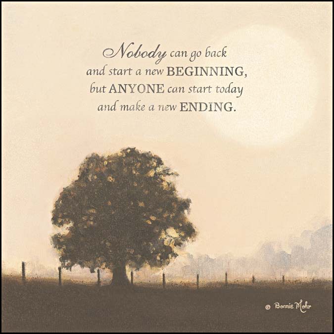 Penny Lane Publishing New Ending By Bonnie Mohr Art Print - 18 X 18