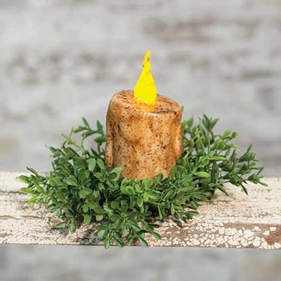 New England Boxwood Candle / Napkin Ring 2.25&quot; Inner Diameter-Craft Wholesalers-The Village Merchant