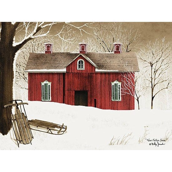 New Fallen Snow By Billy Jacobs Art Print - 12 X 16-Penny Lane Publishing-The Village Merchant