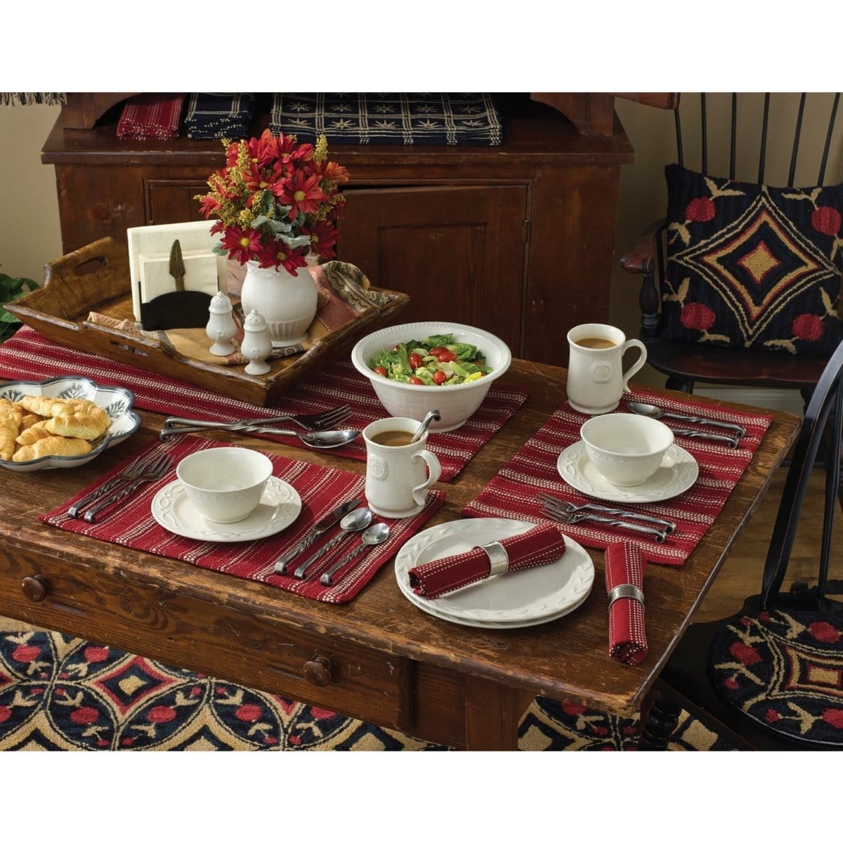 Nicholson In Garnet Placemat-Park Designs-The Village Merchant