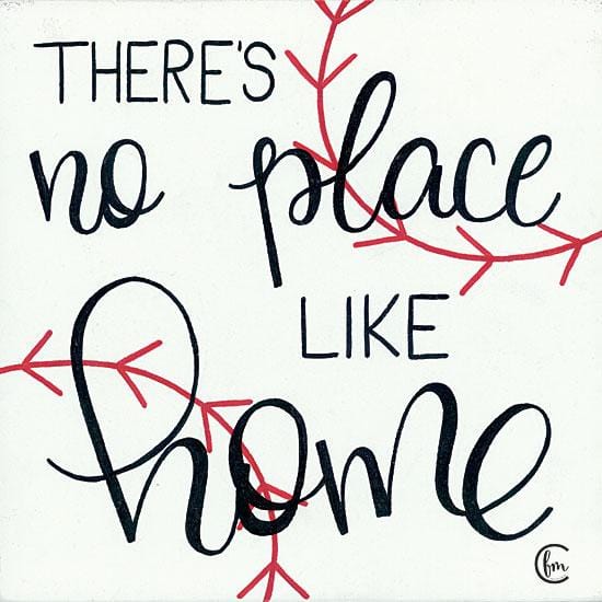 Penny Lane Publishing No Place Like Home Plate By Fearfully Made Creations Art Print - 12 X 12
