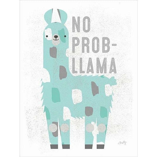 No Problem Llama By Misty Michelle Art Print - 12 X 16-Penny Lane Publishing-The Village Merchant