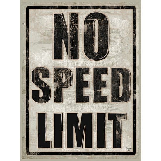 No Speed Limit By Mollie B Right Art Print - 12 X 16-Penny Lane Publishing-The Village Merchant