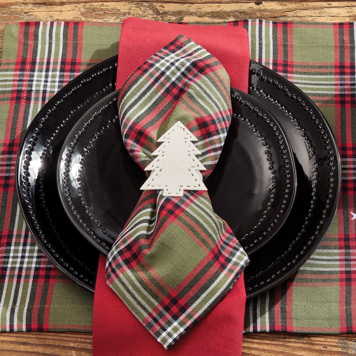 North Star Plaid Napkin Set of 2