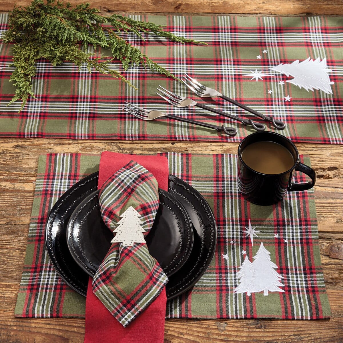 North Star Plaid Placemat Set of 2