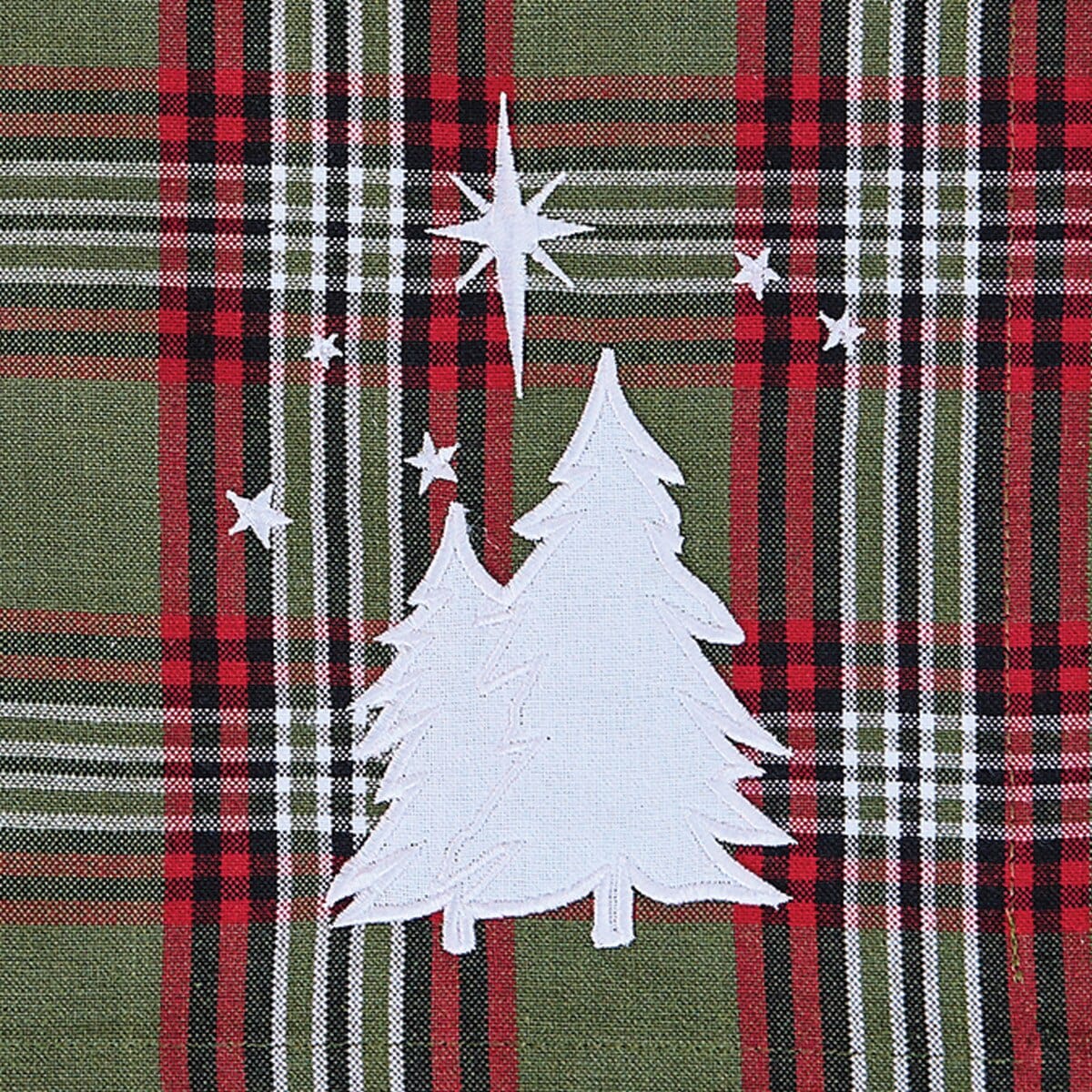 North Star Plaid Table Runner 36" Long