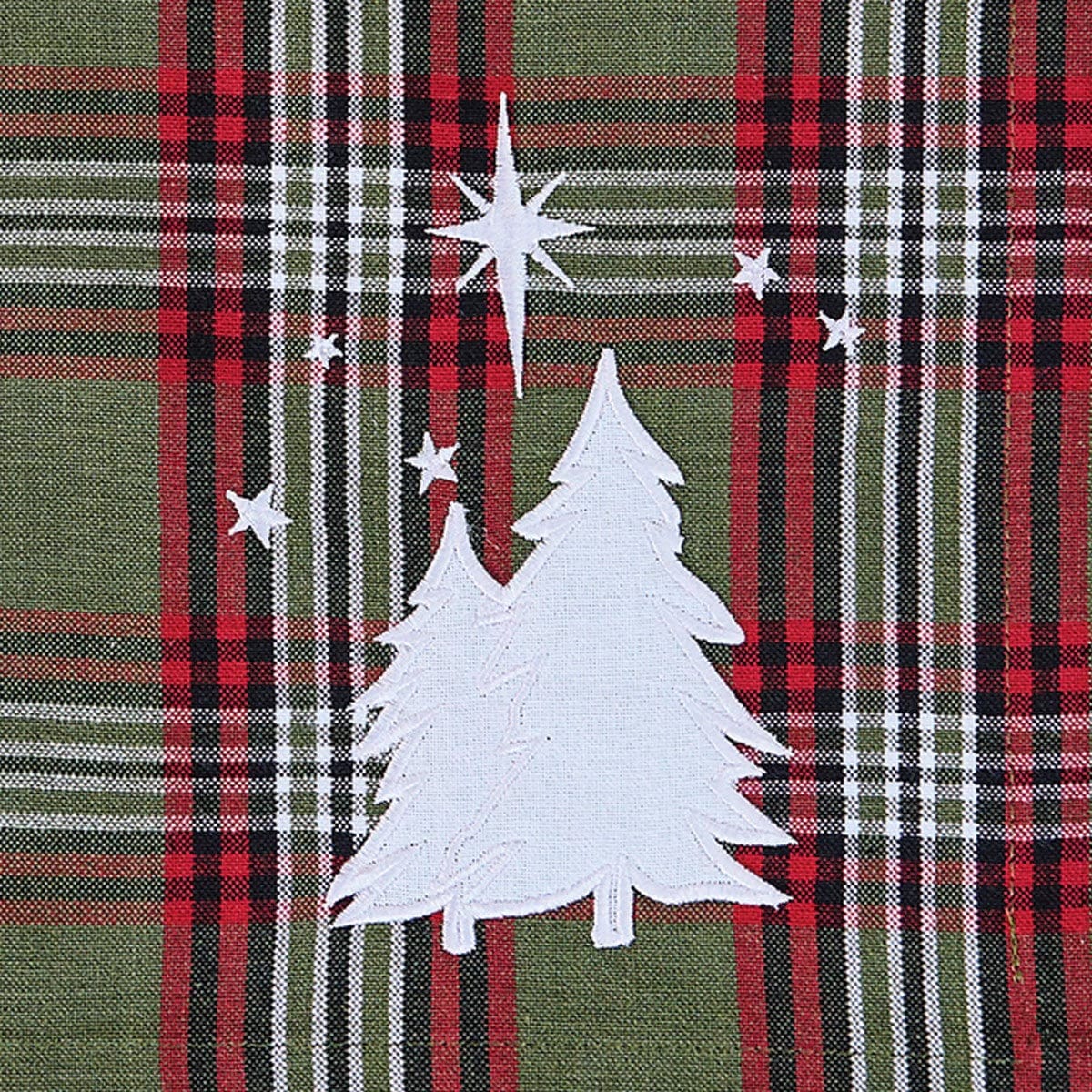 North Star Plaid Table Runner 54'' Long
