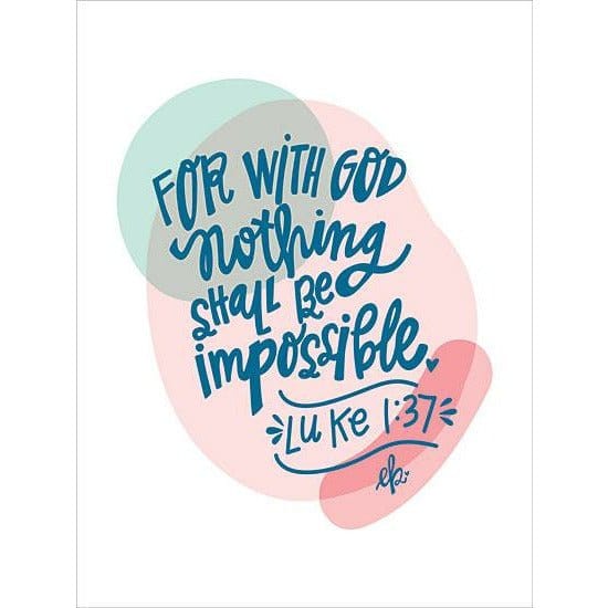 Nothing Is Impossible By Erin Barrett Art Print - 12 X 16-Penny Lane Publishing-The Village Merchant