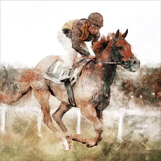 Penny Lane Publishing Number One Rider By Bluebird Barn Art Print - 12 X 12