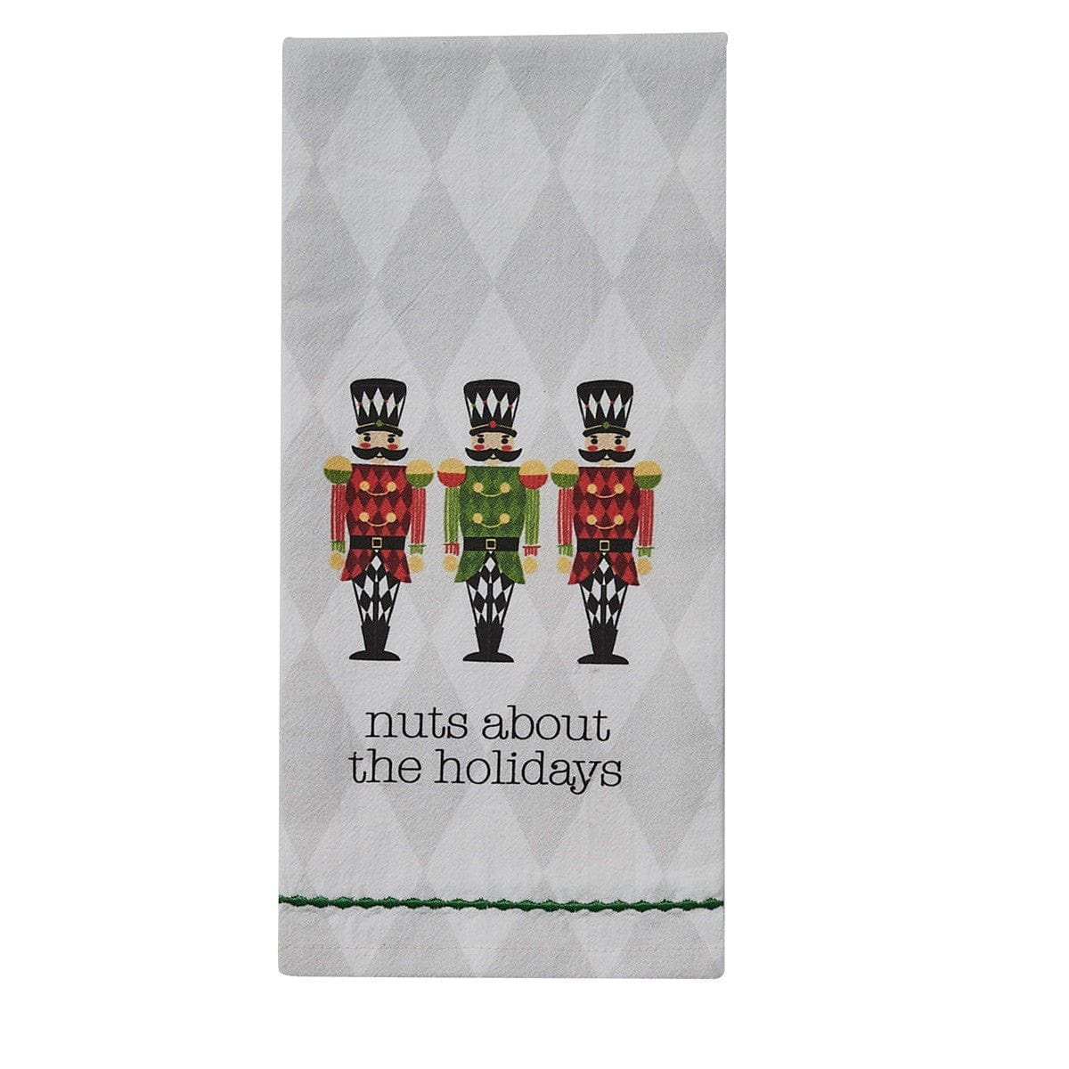 Nutcracker "Nuts About the Holidays" Dishtowel-Park Designs-The Village Merchant