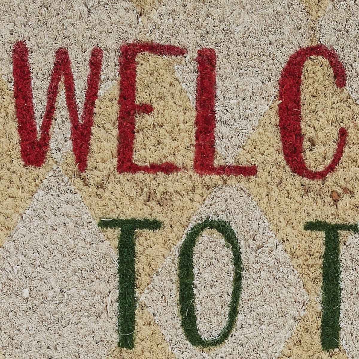 Nutcracker Welcome To The Nuthouse Doormat Rectangle-Park Designs-The Village Merchant