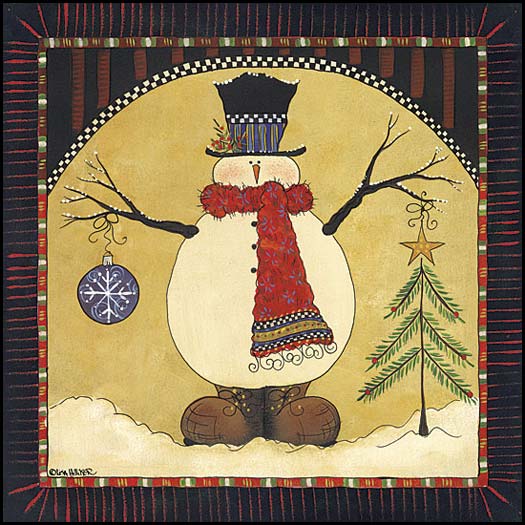 O Christmas Tree By Lisa Hillaker Art Print - 12 X 12-Penny Lane Publishing-The Village Merchant