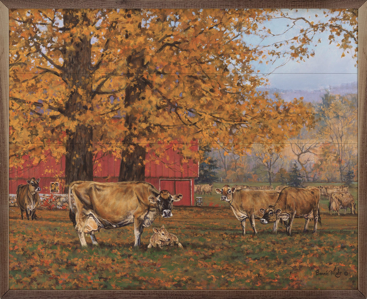 Kendrick Home Walnut Frames 10x8 October Blessings By Bonnie Mohr