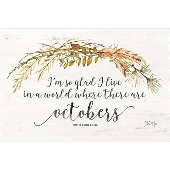 Octobers By Marla Rae Art Print - 12 X 18-Penny Lane Publishing-The Village Merchant