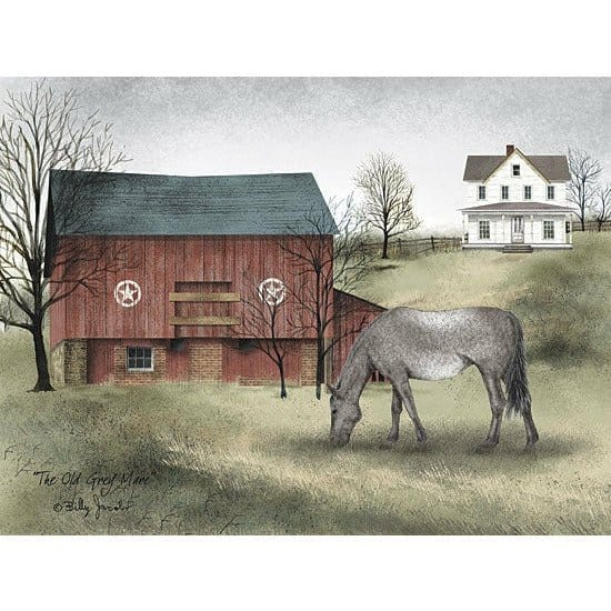Old Grey Mare By Billy Jacobs Art Print - 12 X 16-Penny Lane Publishing-The Village Merchant