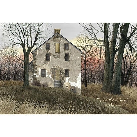 Old Mill At Sunset By Billy Jacobs Art Print - 12 X 18-Penny Lane Publishing-The Village Merchant