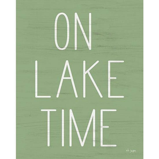 Penny Lane Publishing On Lake Time By Jaxn Blvd Art Print - 12 X 18