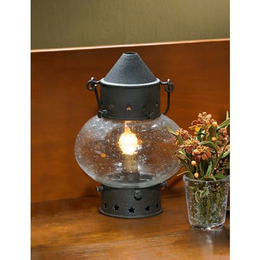 Onion W/ Bubble Glass in Black - Fat Table Lamp-Park Designs-The Village Merchant