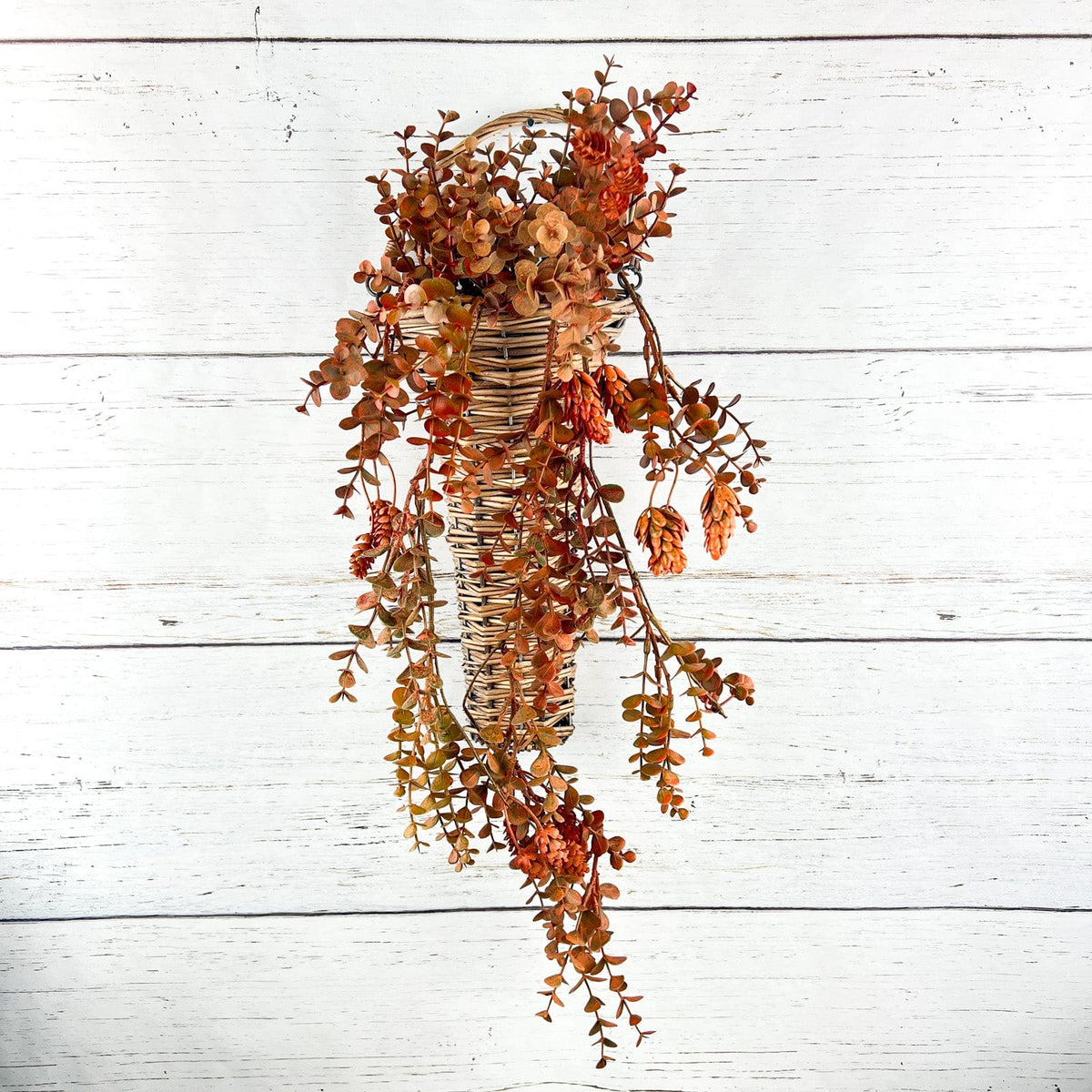 Orange Eucalyptus and Hops Drip Garland 32&quot; Long