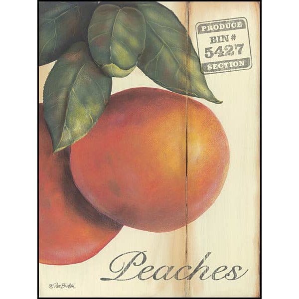 Organic Peaches By Pam Britton Art Print - 12 X 16-Penny Lane Publishing-The Village Merchant