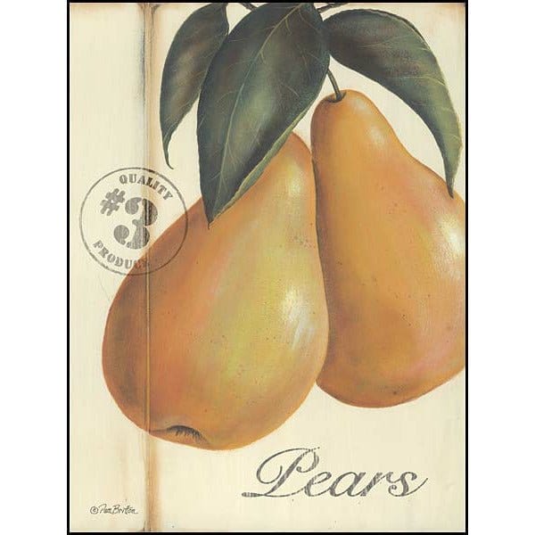 Organic Pears By Pam Britton Art Print - 12 X 16-Penny Lane Publishing-The Village Merchant